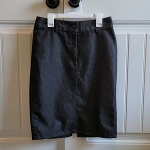 H&M Dark Gray Pencil Skirt